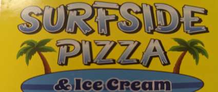 Surfside Pizza & Ice Cream logo