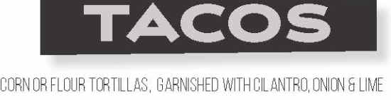 La Planchada menu page 1