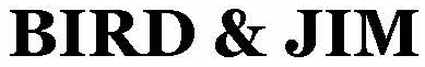 Bird & Jim logo