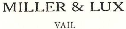 Miller & Lux Vail logo