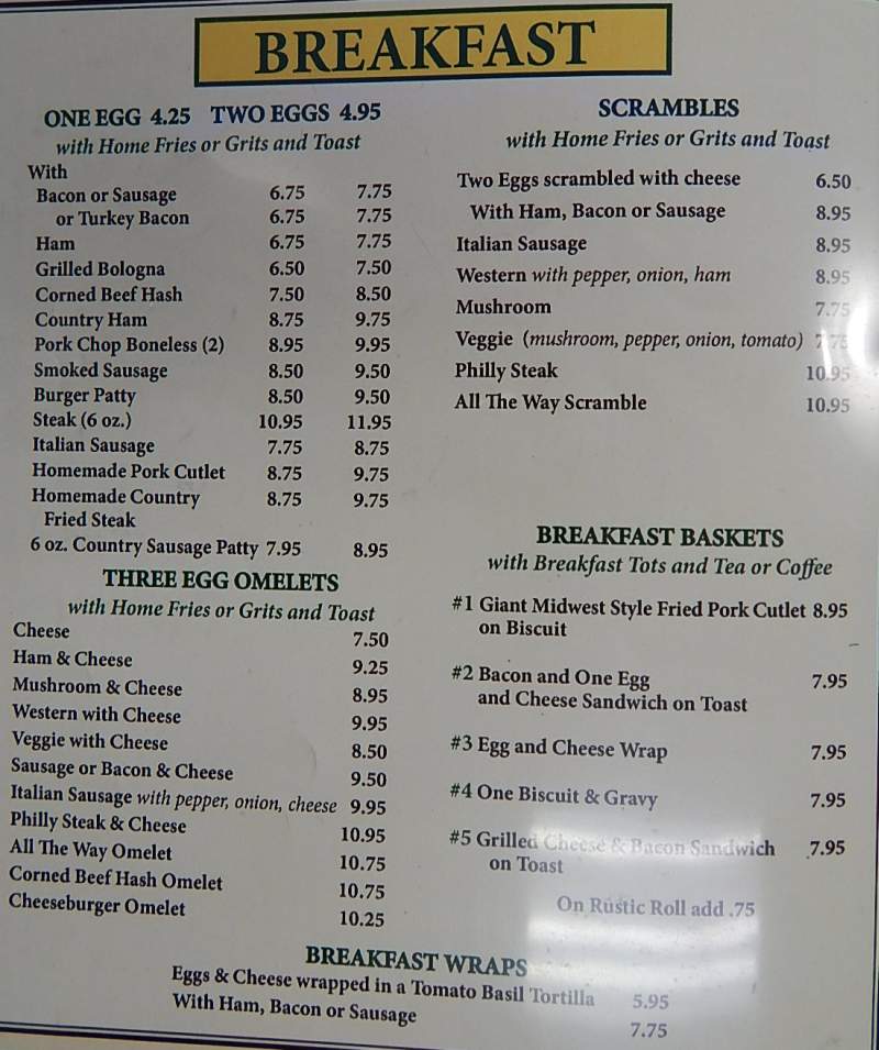 Big Rig 2 menu page 1