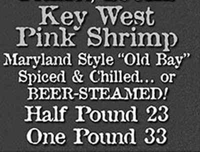 Hogfish Bar & Grill menu page 1