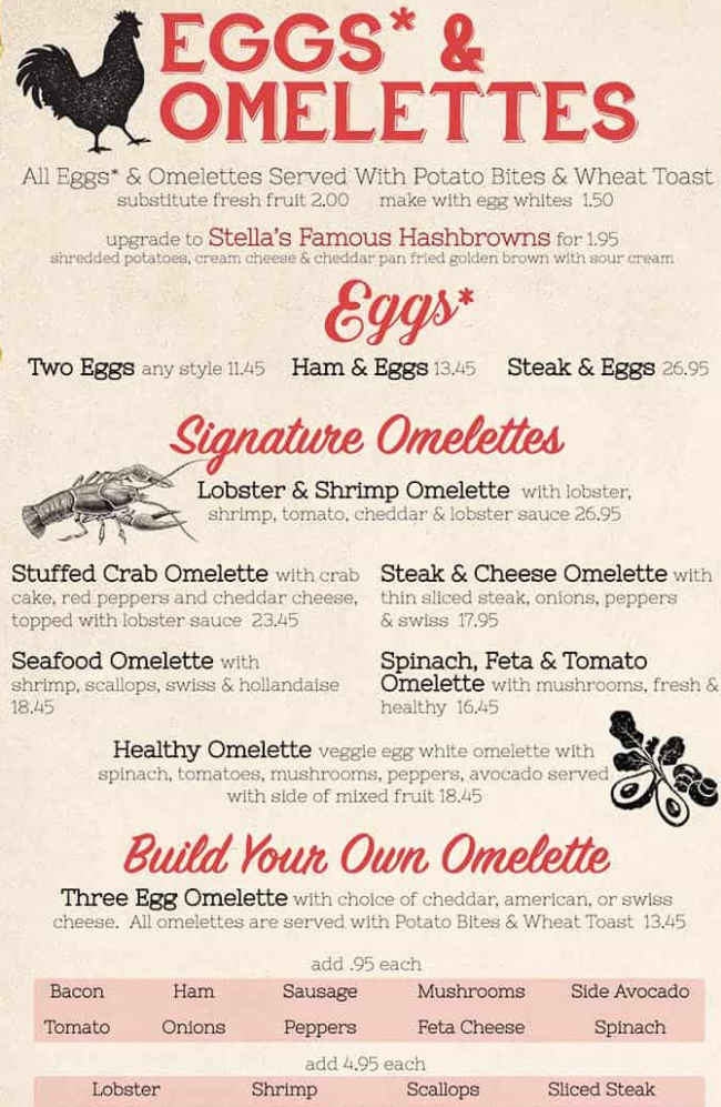 Two Friends Patio menu page 1