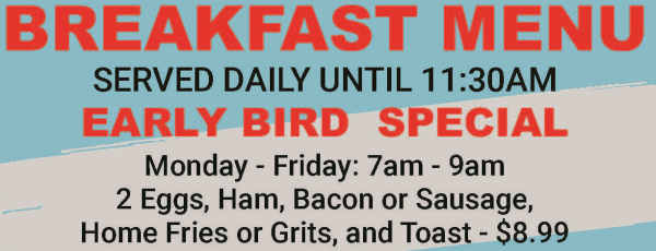 7 Mile Grill menu page 1