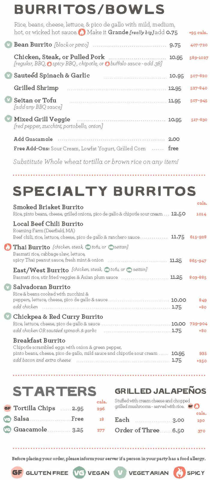 Bueno Y Sano menu page 1