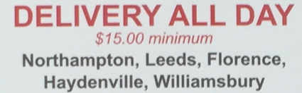 Starr's Pizza menu page 1