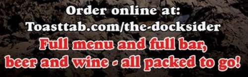 The Docksider menu page 1