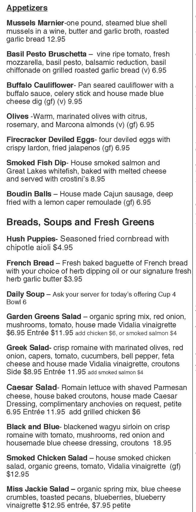 Raven Social menu page 1