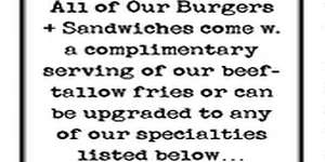 Hop & Grind menu page 1