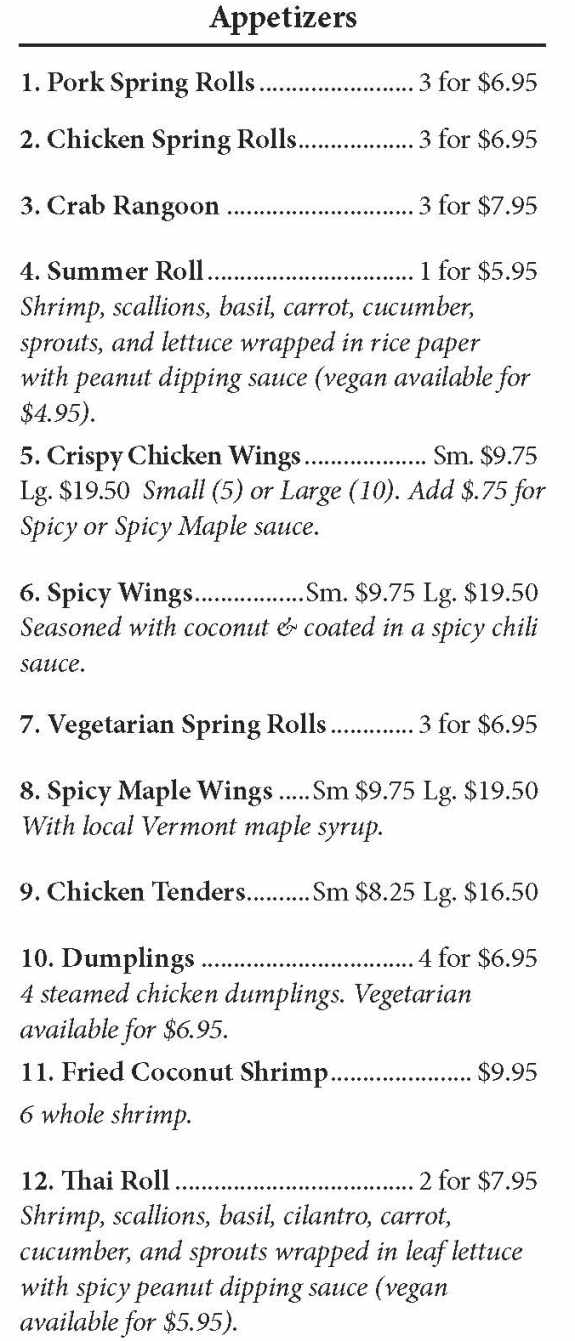 Angkor Wat menu page 1