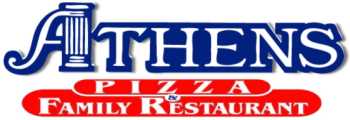Athens Pizza menu page 1