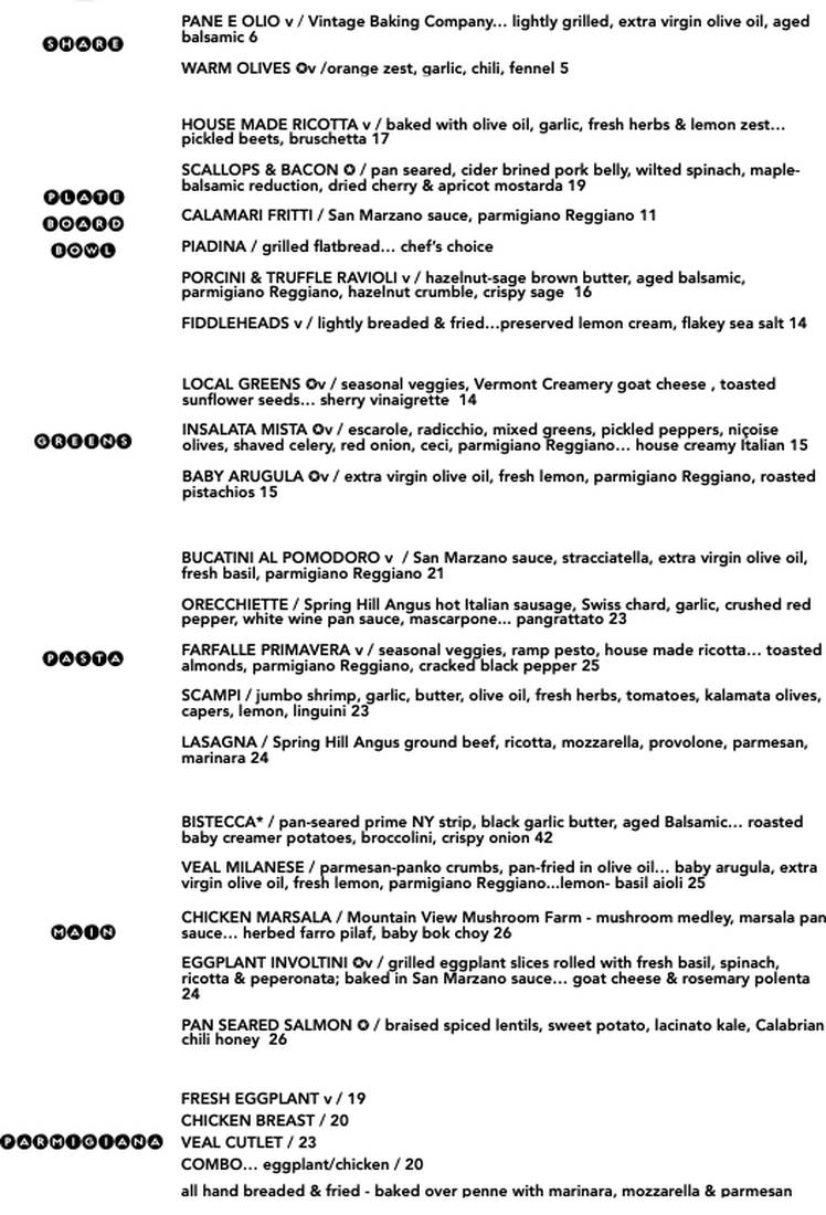 Rosa Flamingos menu page 1