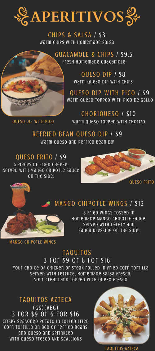 Taco Time menu page 1