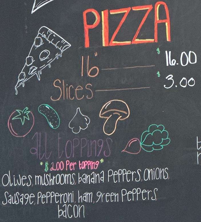 Owasco Market  menu page 1