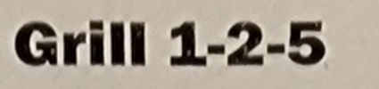 Grill 1-2-5 logo