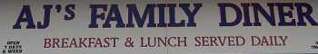 A J's Family Diner logo