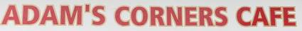 Adam's Corners Cafe logo