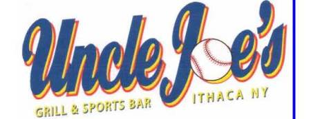 Uncle Joe's Sports Bar menu page 1