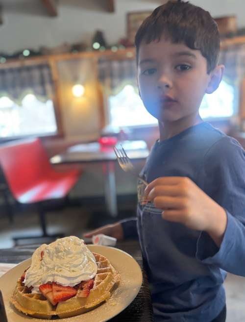 Keyes' Pancake House menu page 1