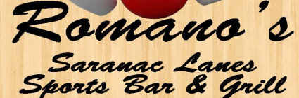 Romano's Saranac Lanes logo