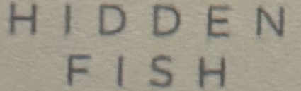 Hidden Fish menu page 1