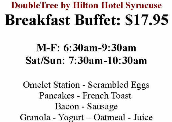 Seasons Tavern menu page 1