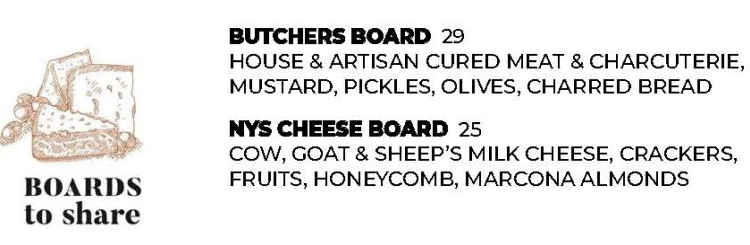 The Tailor & the Cook menu page 1