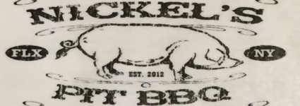 Nickel's Pit BBQ menu page 1