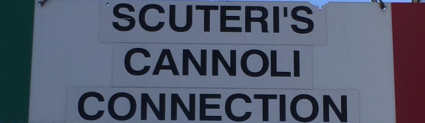 Scuteri's Cannoli Connection menu page 1