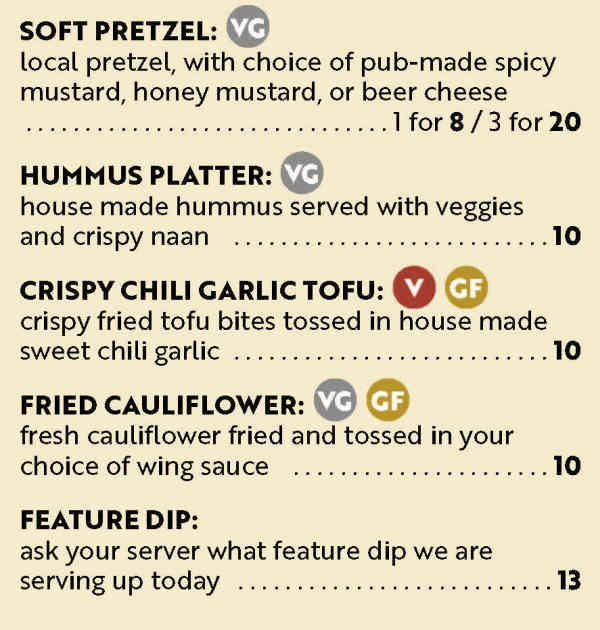 Old Forge Brewing Co menu page 1