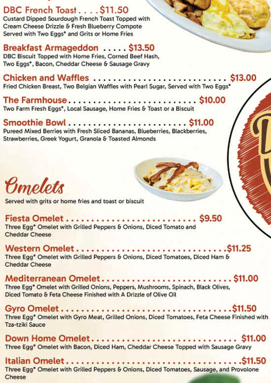 Dimas Brothers Cafe menu page 1