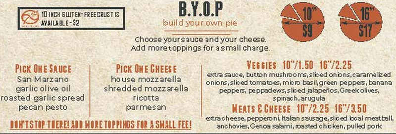 Local Pie menu page 1