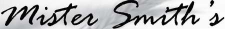 Mister Smith's menu page 1