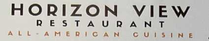 Horizon View Restaurant logo