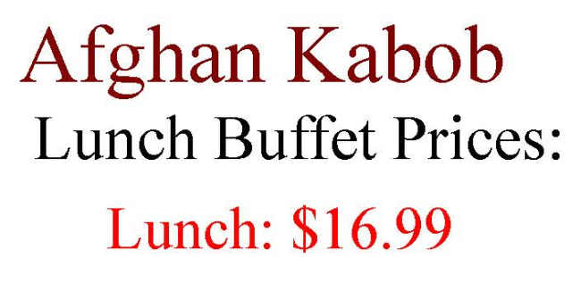 Afghan Kabob menu page 1