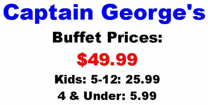 Captain George's Seafood menu page 1