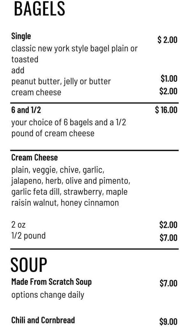 The Local menu page 1