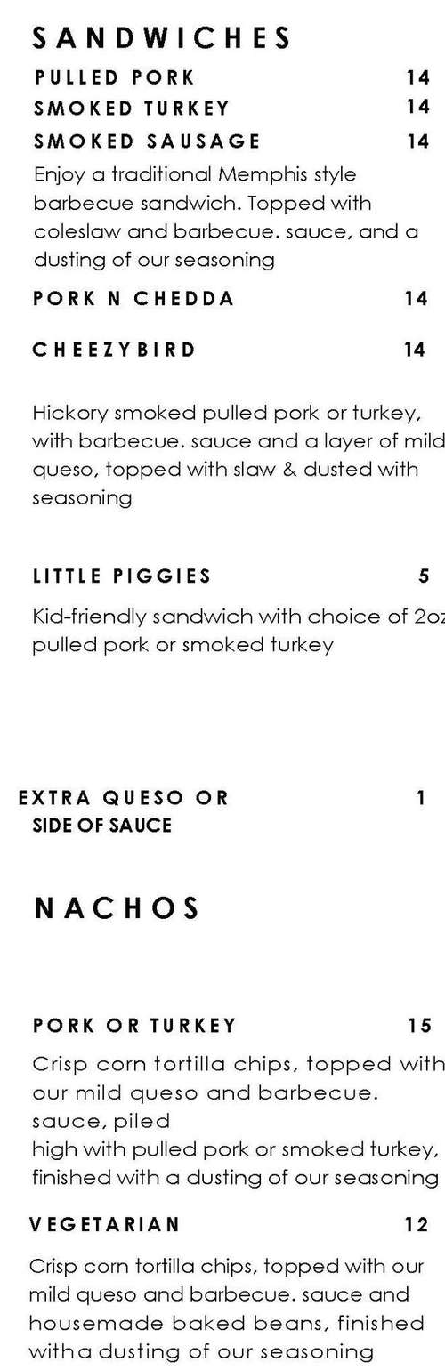 barbecue. menu page 1