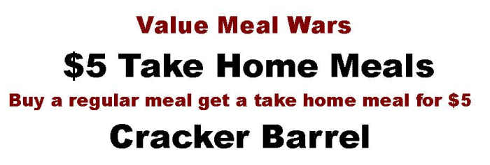 Cracker Barrel menu page 1